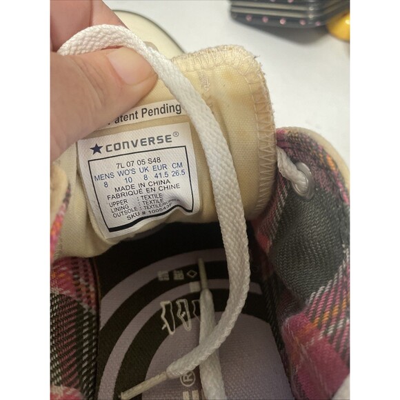 Converse All Star Chuck Taylor Off White Low Tops Size Men’s 8 Women’s 10 - Picture 11 of 16